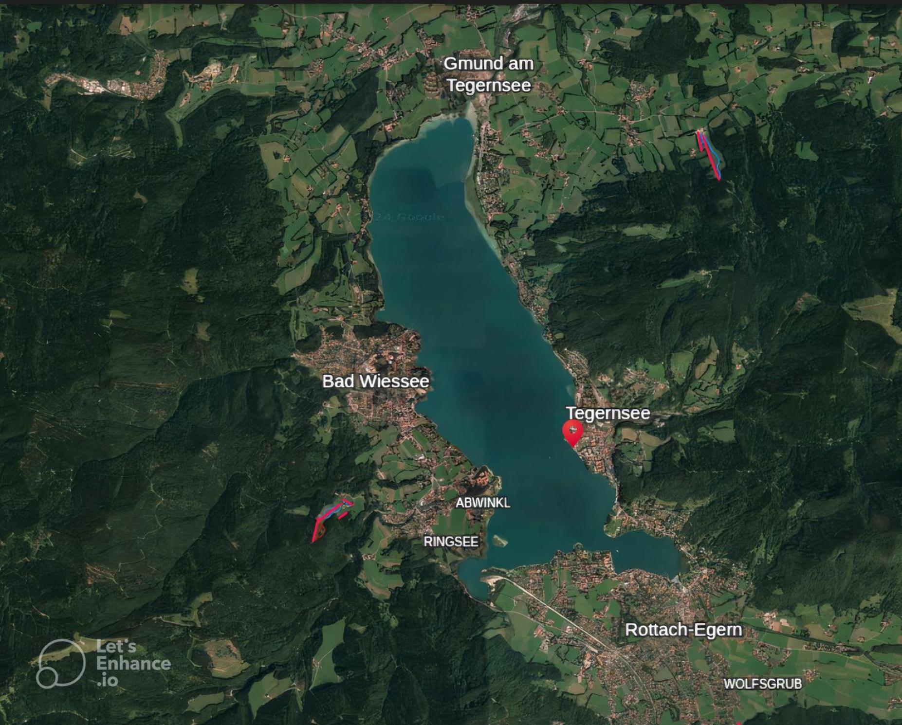 Ferienhaus Steinbacher Direkt Am 泰根塞 外观 照片